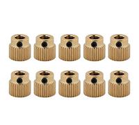 ASHATA Extrudeuse Pully Laiton,Extrudeuse Roue 26/40 Dents Extruder Gear pour imprimante 3D MK7 MK8 (26 Dents)