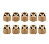 ASHATA Extrudeuse Pully Laiton,Extrudeuse Roue 26/40 Dents Extruder Gear pour imprimante 3D MK7 MK8 (40 Dents)