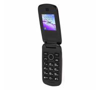 ASHATA F4 Senior Téléphone à Clapet 2G SOS à Gros Boutons avec Lampe de Poche Puissante, écran 1,77, Double SIM, Volume élevé, Téléphone Portable de Base pour Personnes âgées, (Rouge)