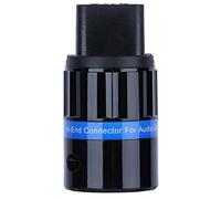 ASHATA Fiche et Connecteur IEC, F124G C19 Fiche de Connecteur en Cuivre Fiche de Connecteur d'alimentation IEC Plaquée Or 100-250 V pour Câbles et Fils de 6 Mm à 20 Mm