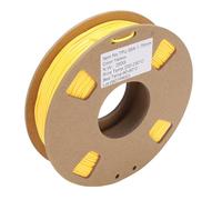 ASHATA Filament D'imprimante TPU 3D, 1,75 Mm de Faible Odeur de Déformation Minimale Filament Flexible avec une Forte Résistance à L'huile de Liaison, pour les Sédères de Chaussures (YELLOW)