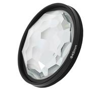 ASHATA Filtre D'objectif Kaléidoscope, Filtre D'effets de la Lentille de Caméra Spéciale, Verre Optique à Transmittance élevée, Compatible avec Les Caméras DSLR, sans Miroir et (49 mm)