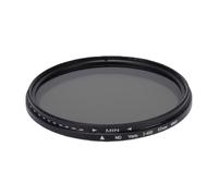 ASHATA Filtre D'objectif Variable ND2 ND400 ND de 62 Mm, Filtre à densité Neutre Réglable pour Objectifs D'appareil Photo Reflex Numérique sans Miroir de 67 Mm, élimine la