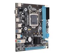 ASHATA H81 Gaming Motherboard, LGA 1150 Micro ATX PC Motherboard, Dual Channel DDR3 M.2 NVMe NGFF PCIe Slot Support for Core I3 I5 I7 for E3 V3 for Celeron G Series
