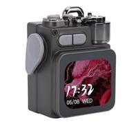 ASHATA Haut-Parleur de Haut-Parleur en Tactile en sans Fil, avec Basse Riche et Lumières RGB All Metal Construction 15m Range 4 à 6h Time de