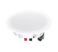 ASHATA Haut-Parleur de Plafond Actif 6 Pouces avec Bluetooth, | Construction ABS, Conception de Montage au Plafond, Amplificateur de 2 Canaux, Réponse en Fréquence de 120 Hz à