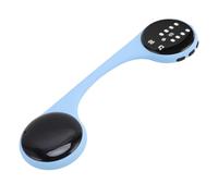 ASHATA Haut-Parleur d'oreiller, Mini Aide au Sommeil sans Fil Bluetooth Stéréo à Conduction Osseuse, Haut-Parleur Portable à Bruit Blanc sous L'oreiller avec écran LED pour Dormir (Blue)
