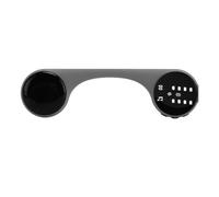 ASHATA Haut-Parleur d'oreiller, Mini Aide au Sommeil sans Fil Bluetooth Stéréo à Conduction Osseuse, Haut-Parleur Portable à Bruit Blanc sous L'oreiller avec écran LED pour Dormir (Grey)