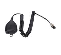 ASHATA HM 219 Microphone à Main, Micro Vocal Dynamique Micro à Main avec Réduction du Bruit Sonore Clair et Conception de Métal Robuste pour IC 7300 IC 78 IC 718 IC 7760 IC 7700 ECT