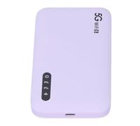 ASHATA Hotspot Mobile 5G, Routeur de Hotspot WiFi6 Voyage à Haute Vitesse à Grande Vitesse avec Slot Nano Sim Slot Support 16 Appareils 6100mAh Batterie Ip67 (Violet)