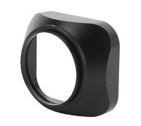 ASHATA Hotte de la Lentille en Métal carré avec Couvercle, CNC Traitement Fin de Caméra Fine Caméra Capuche de Couverture Couverture Obelle Protecteur pour Les Accessoires de la Caméra (52 mm)