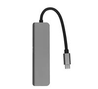 ASHATA Hub de Type C Adaptateur Multimédia 5 en 1 vers HD, 5 en 1 Type C Hu, B Interface Multimédia de Type C vers HD USB3.0 2 USB2.0 USB C PD Prise en Charge 4K 30Hz Plug and Play USB C