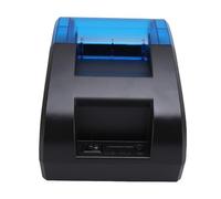 ASHATA Imprimante de Reçus Thermique, Imprimante de Reçus Bluetooth sans Fil POS, Mobile Portable de Commande ESC POS de 58 Mm pour Les Petites Entreprises, Les Restaurants et (Prise UE)