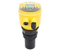 ASHATA Indicateur de Niveau D'eau Numérique à Ultrasons, Transmetteur LCD, Portée 0-10 M, Sortie 4-20 MA, Boîtier ABS IP65, pour le Traitement des Eaux Usées et L'exploitation minière.