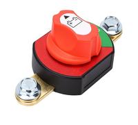 ASHATA Interrupteur de Coupure de Batterie, Fonction Fiable, Utilisation Facile, 300A, pour Camping-car, Camion, UTV, Plusieurs Véhicules, Boîtier en Laiton