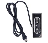 ASHATA Interrupteur électrique Inclinable Brillant, Contrôleur à 5 Boutons pour Double Moteurs avec Port USB pour Meubles de canapé Inclinables