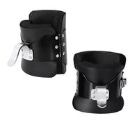ASHATA Inversion Gravity Boots pour Barre de Traction à Domicile | Support de cheville rembourré en mousse, étirements pour soulager les maux de dos, fermetures à boucle en acier réglables,