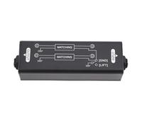 ASHATA Isolateur de Signal Sonore, Isolateur de Bruit Passif Sonore de 6,35 Mm, de Bruit de Boucle de Terre Audio à Canal Unique, éliminateur de Bourdonnement pour Une