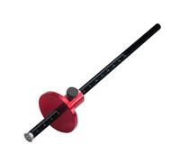 ASHATA Jauge de Marquage pour le Travail du Bois, Jauge de Marquage pour Roue en Aluminium avec Aspect Poli, Réglage du Bouton de Travail du Bois pour la Mesure