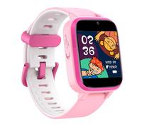 ASHATA Kids Smart Watch, Smart Watch Toys avec des Jeux Tactiles de 1,44 Pouce à Double Caméra Pidomètre Pidomètre Calculateur D'alarme de Lampe de Poche pour Les Enfants Apprentissage et (Pink)