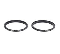 ASHATA Kit D'Anneau D'adaptateur Magnétique, 52-52 Mm Convertir Le Filtre en Filetage Standard en Anneau D'adaptateur D'installation Rapide Magnétique, Alliage D'aluminium, pour la