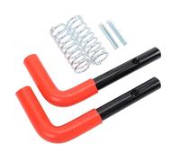 ASHATA Kit de Broches de Verrouillage de Support de Chasse-Neige en Métal, Robuste, Compatible avec Les Goupilles de Poignée Western Plow 67844, Goupilles de Verrouillage à Ressort, Installation