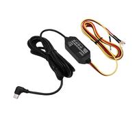 ASHATA Kit de Câblage pour Caméra de Tableau de Bord, Port USB C, Kit de Câble de Chargeur de Voiture pour Caméra de Tableau de Bord avec Affichage de la Tension, Prise en Charge du