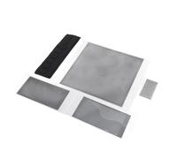 ASHATA Kit de Filtres Anti-poussière pour Series X, Kit de Couvercle en Maille de Silicone pour Dissipation de la Chaleur, adapté aux Joueurs, Noir