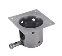 ASHATA Kit de Réparation de Grill à Granules Fire Burn Pot et Hot Rod Ignitor Pièces de Remplacement pour Les Grilles et Pit avec Bouchage de Matériau en Acier Inoxydable et