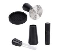 ASHATA Kit de Support de Doseur en Silicone et de Flacon Pulvérisateur de Grains de café pour un Bourrage D' Stable, Compatible avec les Machines à café de 58mm