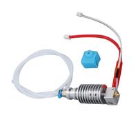 ASHATA Kit D'Holdend D'Imprimante 3D, Remplacement de Buse de 0,4 Mm avec Couvercle en Silicone pour Toute Imprimante 3D I3 Mega, Devant un Tube de Chauffage installé et une