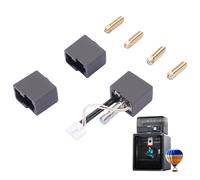 ASHATA Kit D'Hotend D'imprimante 3D, Buse en Laiton 0,4 Mm All Metal Haute Température 320 ℃ Rapide 600 Mm/S, pour Kobra S1 Combo Pro FDM 3D Imprimantes