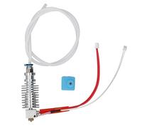 ASHATA Kit Hotend D'extrudeuses, Kit Hotend D'Imprimante 3D avec Buses en Laiton de 0,4 Mm et étui en Silicone pour Toute Imprimante 3D CUBIC I3 ME GA