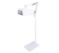 ASHATA Lampe à Ongles, Lampe à Ongles UV 360 Degrés Tournante 48W 39 LED avec Support de Pliage pour Pied (Prise UE)