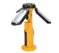 ASHATA Lampe de Travail Pliable, Alimentée par Batterie Rechargeable par USB, 2 Couleurs, éclairage de Réparation, Lumières d'urgence pour le Camping en Plein Air