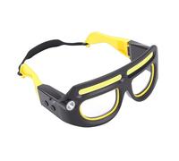 ASHATA Lampe Frontale à Lunettes, Modes D'éclairage Multifonctionnels pour la Pêche de Nuit, le Cyclisme, Conception Résistante aux Intempéries, Batterie 1000mAh