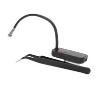 ASHATA Lampe LED pour Cils avec Pince à épiler, Extension de Cils, Pince à épiler éclairée à Durcissement Rapide en 1 Seconde pour Salon de beauté