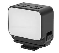 ASHATA Lampe Vidéo LED pour Action 6, Mini Lampe Vidéo, 600 MAh USB C Rechargeable, éclairage de Remplissage Magnétique pour Photographie, 3 Couleurs, étanche pour Selfie, Vlogging