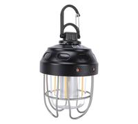 ASHATA Lanterne de Camping Portable avec 5 Modes D'éclairage, Batterie Rechargeable pour le Camping et la Randonnée, étanche, Utilisation en Extérieur, Métal Léger