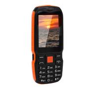 ASHATA Large clé Portable clé pour Les Personnes âgées, Grand Téléphone Mobile de Clavier avec Une Fusée de 2,6 Pouces à la Lampe de Poche HD Double SIM SIGLES Non SLOP 3000mAH Batterie (Orange)