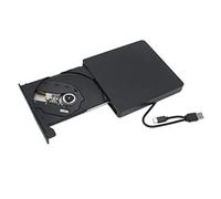 ASHATA Lecteur CD DVD Externe 5 Gbps USB 3.0 Type C, Haute Vitesse avec Faible Bruit, Largement Compatible avec, OS X, Plug and Play, Léger