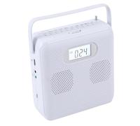 ASHATA Lecteur CD Portable avec, Lecteur CD de Bureau pour la Maison avec Poignée, USB FM Mp3, pour Le Voyage en Plein Air à Domicile