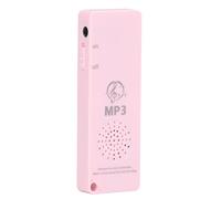 ASHATA Lecteur MP3, Lecteur de Musique Portable pour étudiants, Mini Lecteur MP3 Compact sans Perte de Son, Prend en Charge Jusqu'à 64 Go de Carte Mémoire, pour Courir, Faire du Vélo, étudier(Rose)