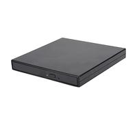 ASHATA Lecteur Optique, Lecteur de CD-ROM USB 2.0 USB/DVD/RW pour Ordinateur de Bureau pour Ordinateur Portable, Noir pour 2000/XP/Vista/ 7, Lecteur Optique DVD-RW Plug and Play