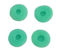 ASHATA L'éponge D'écouteur de Remplacement en Mousse Couvre Les Coussins Doux et Confortables pour MP3 30 Pièces 15mm (Green)