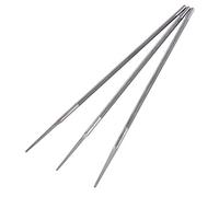 ASHATA Lime de tronçonneuse 3Pcs, Limes Rondes d'affûtage Professionnel de chaîne de tronçonneuse, Affûteuse de Limes de tronçonneuse en Acier à roulement Rond (4mm / 4.8mm / 5.5mm en Option)(4,8 mm)