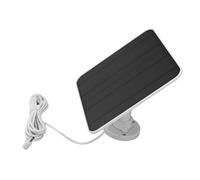 ASHATA Lot de 2 Panneaux Solaires pour Ring Spotlight Cam Plus Pro, Chargeur Solaire pour Caméra de sécurité 12 W, Panneau Solaire étanche IP65 avec Câble de 9,8 Pieds et Port Micro