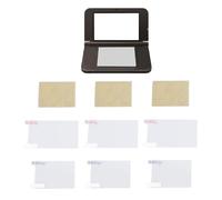 ASHATA Lot de 3 Films de Protection D'écran en Verre trempé et Film PET avec Anti-éblouissement et Anti-lumière Bleue pour Console de Jeu 3DS XL LL