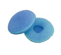ASHATA Lot de 30 Housses en éponge de Rechange en Mousse Souple pour écouteurs MP3 MP4 CD DVD Téléphone, Coussinets d'oreille Confortables pour de Longues Sessions D'écoute (Blue)