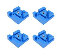 ASHATA Lot de 4 Pinces à Angle Droit Efficaces pour le Travail du Bois, Réglables à 90 Degrés pour Armoires et Tiroirs, ABS Robuste et Acier Inoxydable